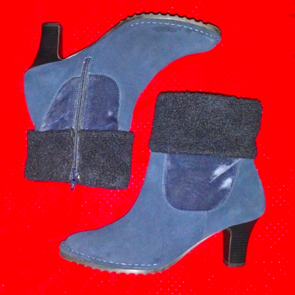 "AJ Valenci" Suede Ankle Boots